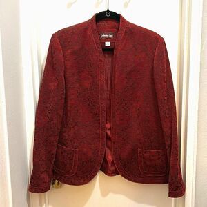 Coldwater Creek Jacket XL Red and Black